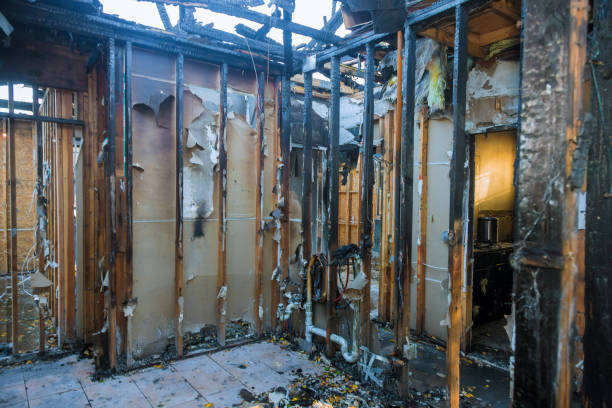 Professional Emergency Fire Cleanup technician working in St. Augustine South, FL